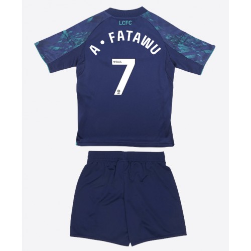 Leicester City Issahaku Fatawu #7 Replica Away Stadium Kit for Kids 2025-26 Short Sleeve (+ pants) Leicester City Issahaku Fatawu #7 Replica Away Stadium Kit for Kids 2025-26 Short Sleeve (+ pants)